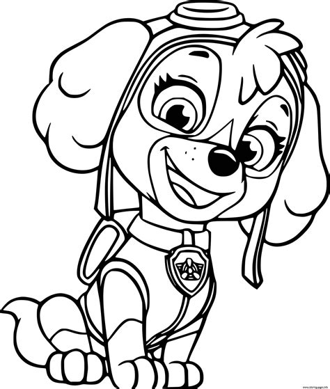 skye coloring page|More.